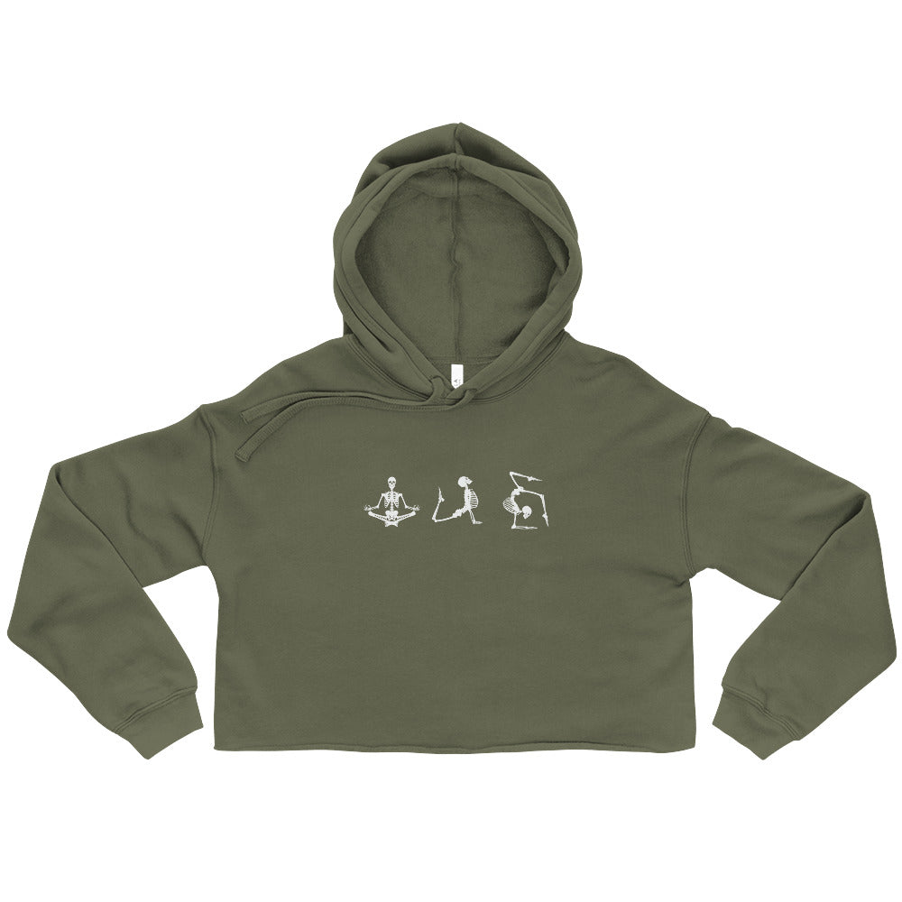 YOGA crop hoodie