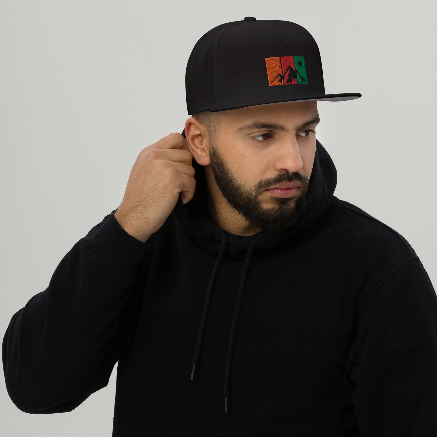MOUNTAINS snapback hat