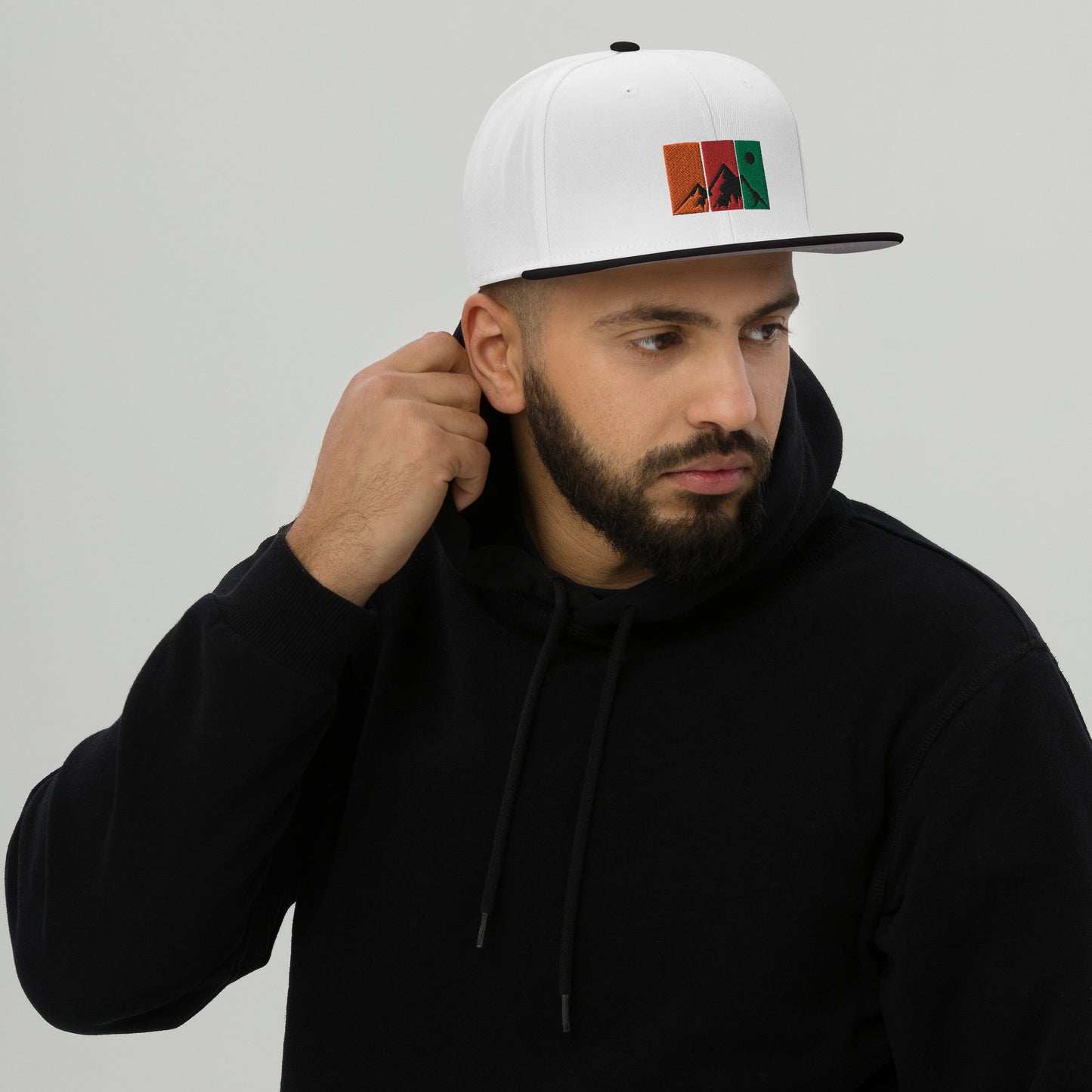 MOUNTAINS snapback hat