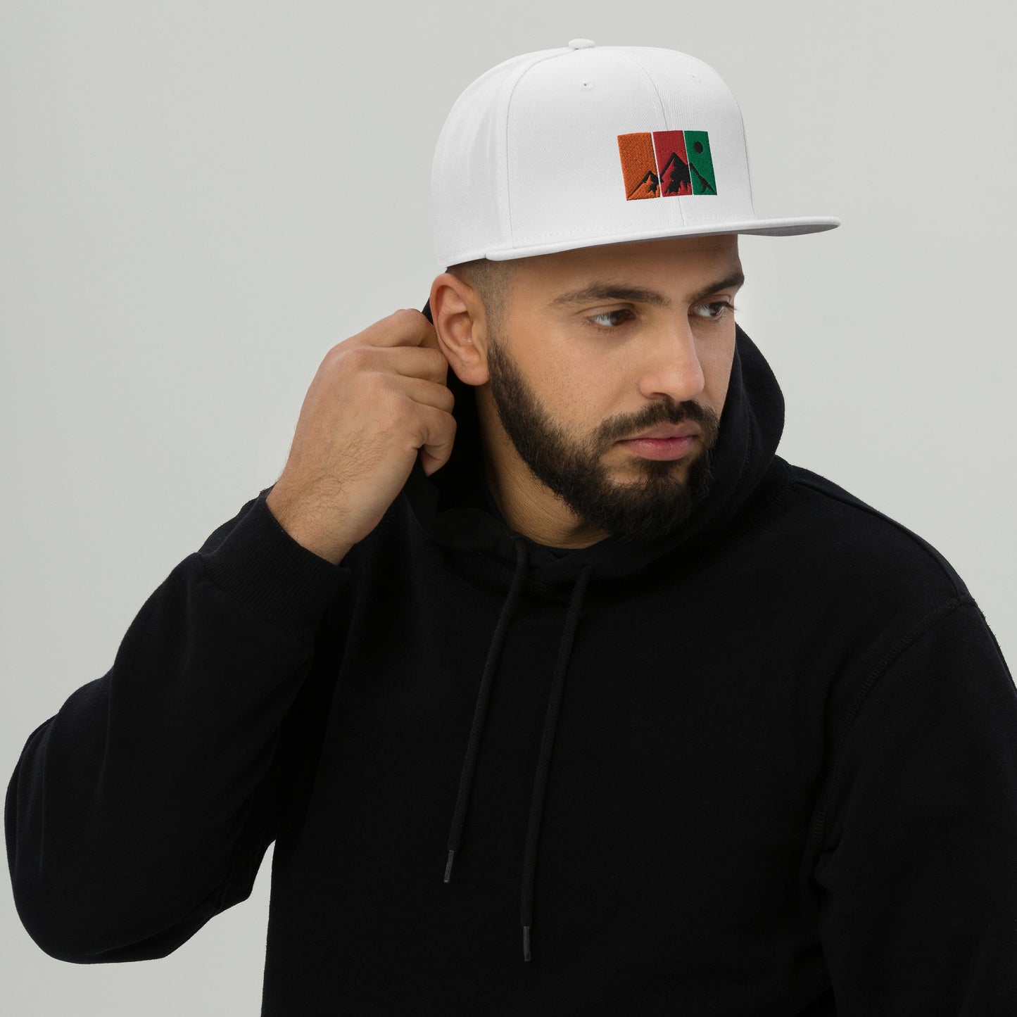MOUNTAINS snapback hat