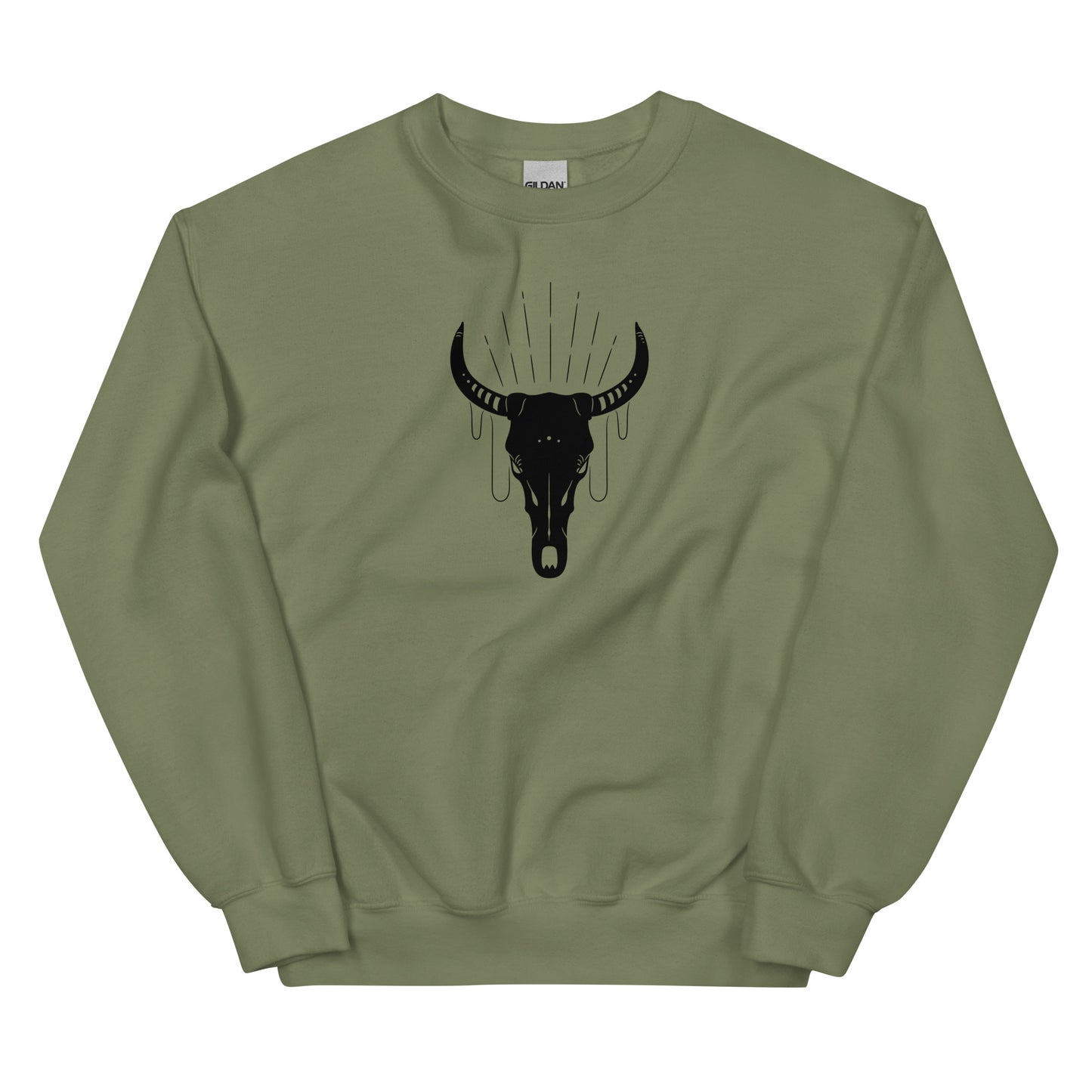 COW SKULL unisex sweatshirt