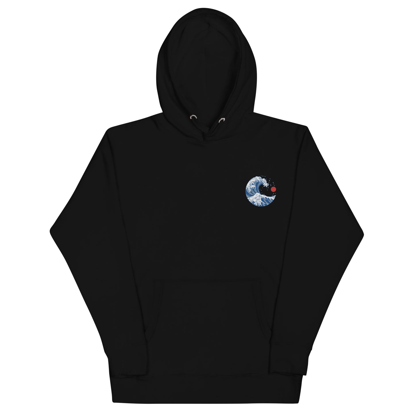 WAVE CIRCLE embroidered unisex hoodie