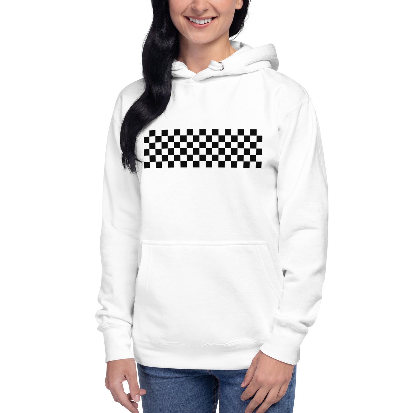 CHECK unisex hoodie
