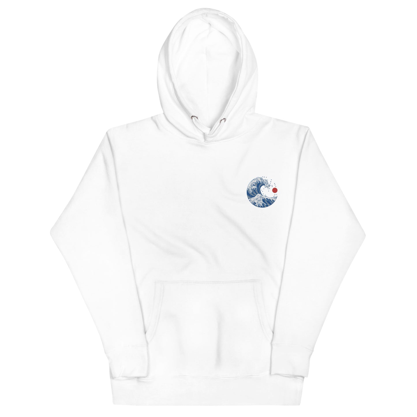 WAVE CIRCLE embroidered unisex hoodie