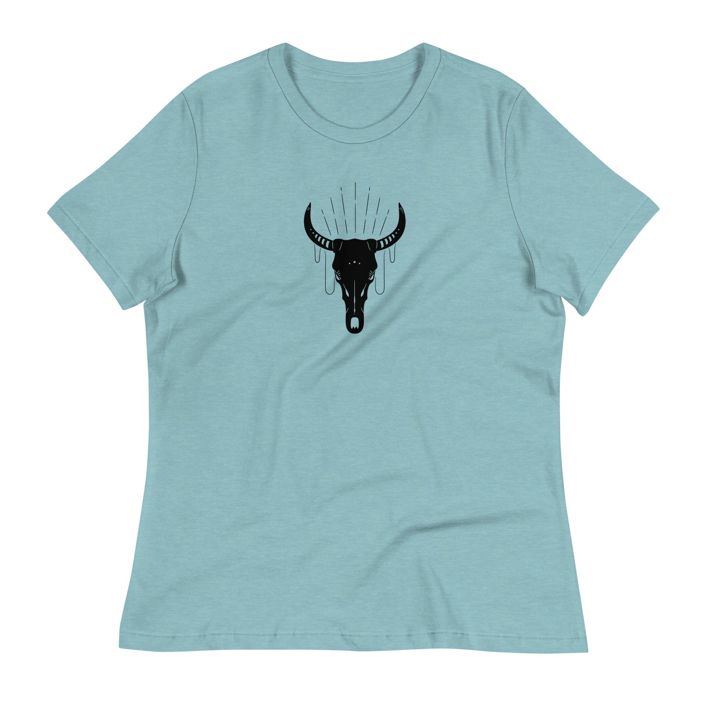 COW SKULL women's relaxed t-shirt