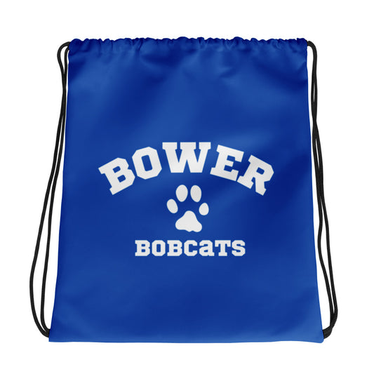 PAW blue drawstring bag