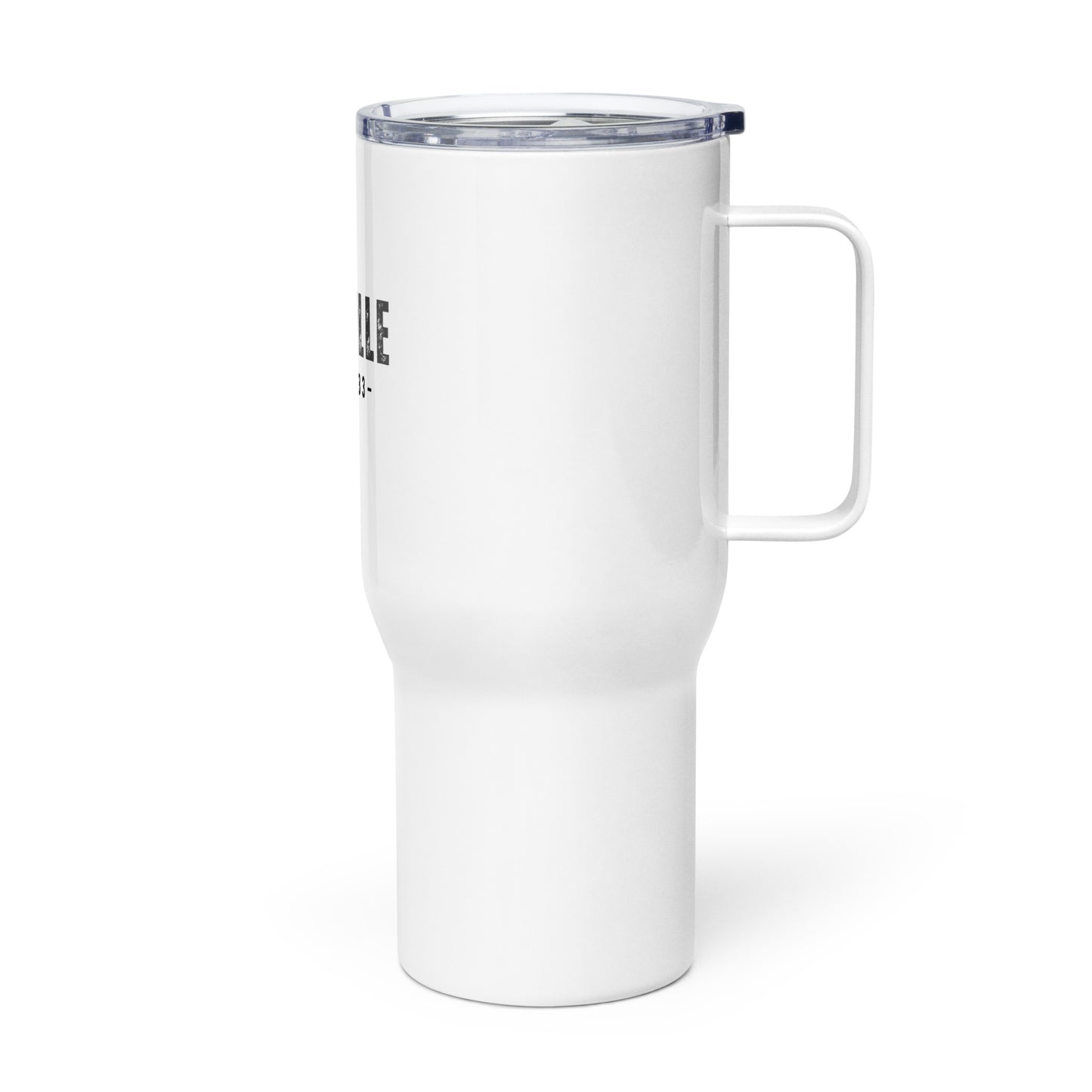 VILLE travel mug with a handle