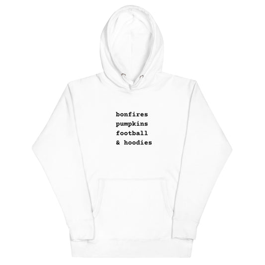 BONFIRES unisex hoodie