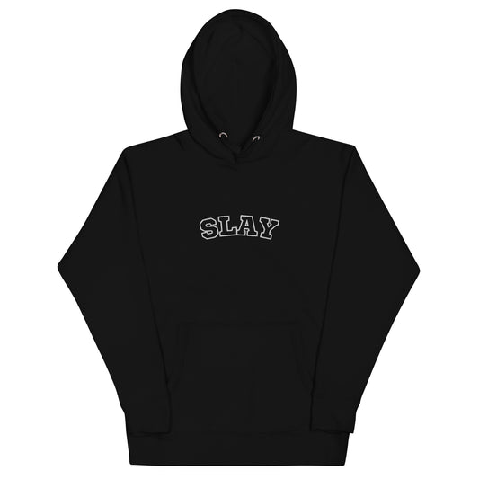 SLAY unisex embroidered hoodie