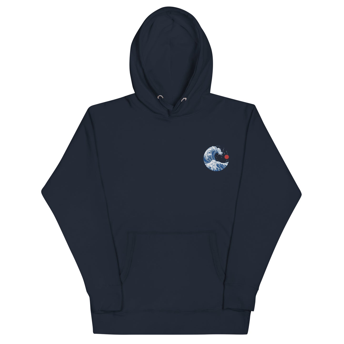 WAVE CIRCLE embroidered unisex hoodie