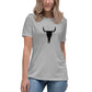 COW SKULL women's relaxed t-shirt
