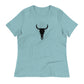 COW SKULL women's relaxed t-shirt