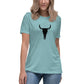 COW SKULL women's relaxed t-shirt