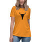 COW SKULL women's relaxed t-shirt