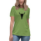 COW SKULL women's relaxed t-shirt